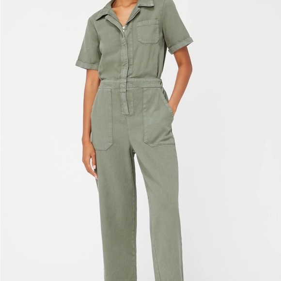 Lacausa Milwood Jumpsuit - Seaweed - Picture 1 of 6